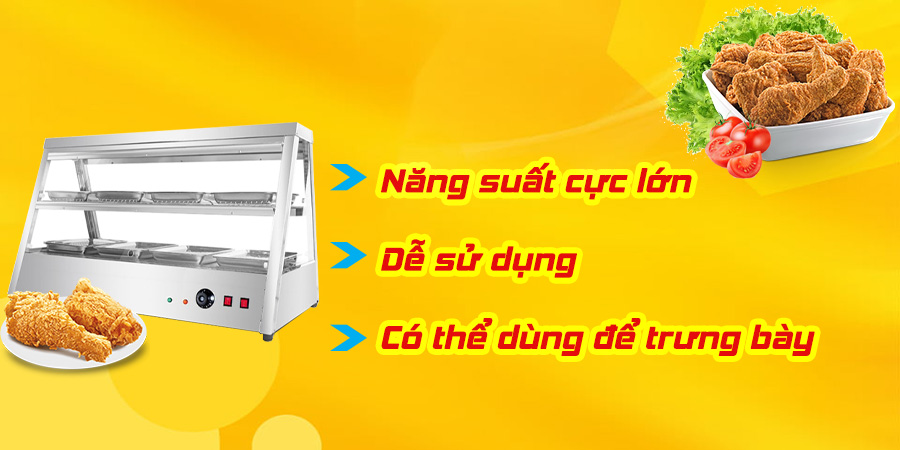tủ giữ nóng thức ăn công nghiệp 204