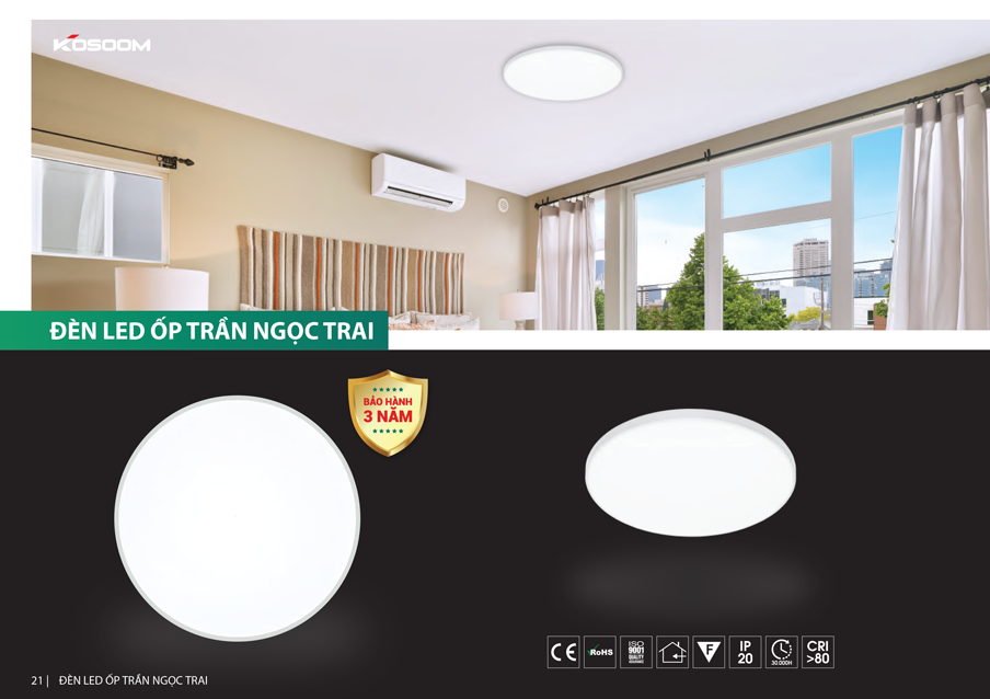 đèn ledốp trần Kosoom