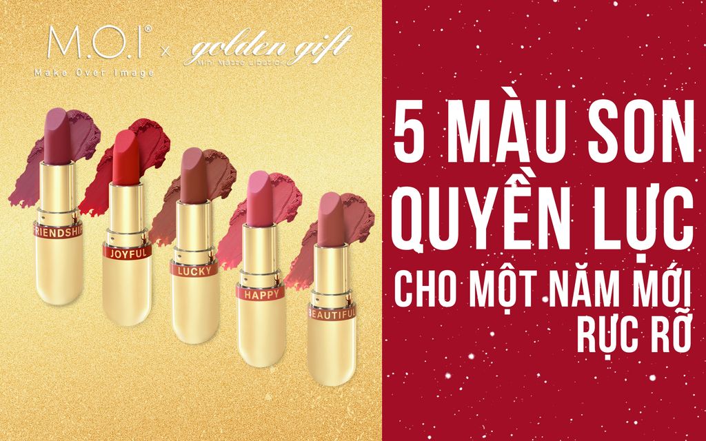 5 màu son