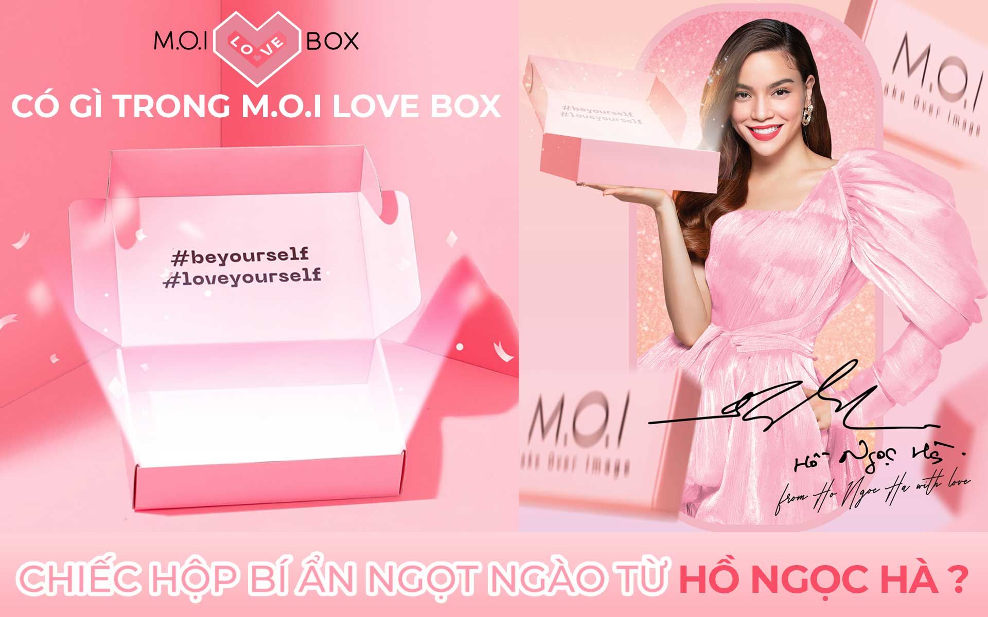 Có gì trong M.O.I LOVE BOX - Chiếc hộp bí ẩn ngọt ngào từ Hồ Ngọc Hà?