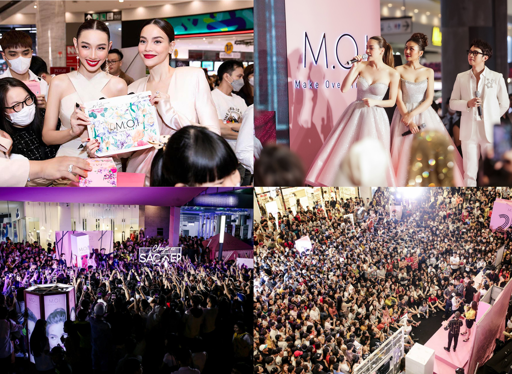 Các sự kiện ra mắt sản phẩm mới của M.O.I Cosmetics đều thu hút hàng nghìn người tham gia.