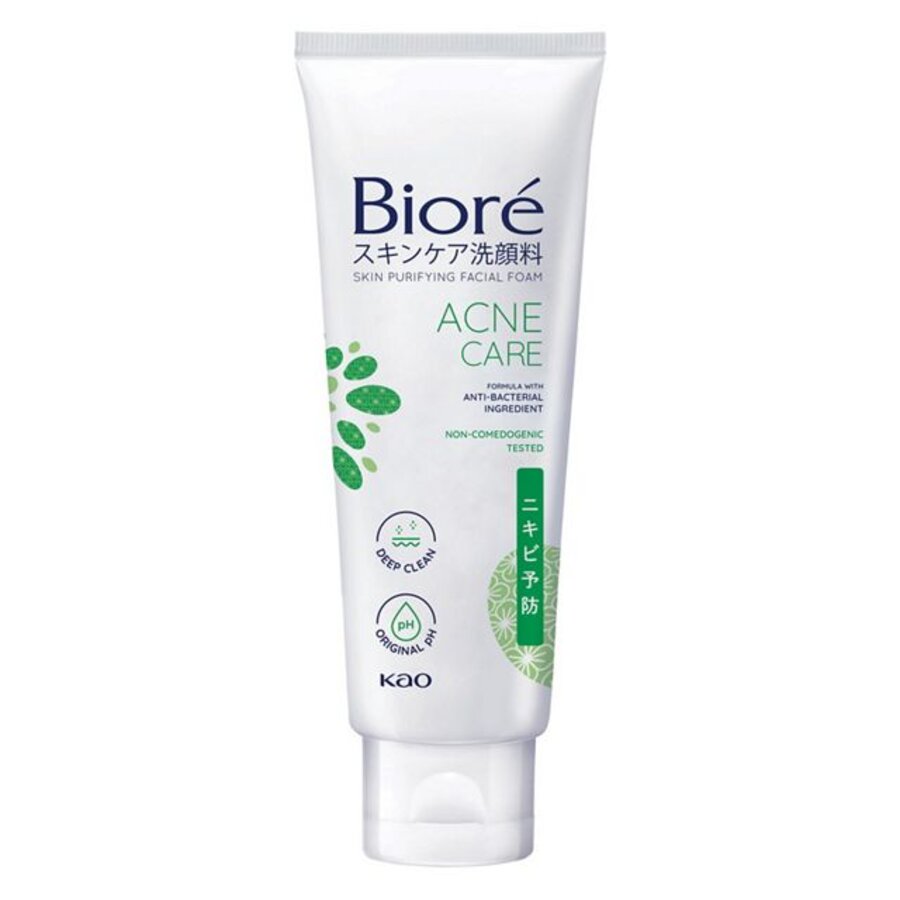 Sữa rửa mặt Biore thanh lọc da - Ngừa mụn (Biore Skin Purifying Facial Foam - Acne Care)