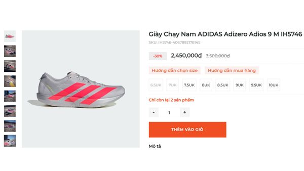 giày adidas adizero