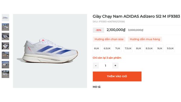 giày adidas adizero