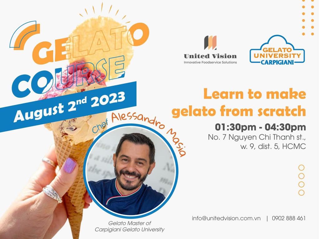 Learn To Make Gelato From Scratch Workshop