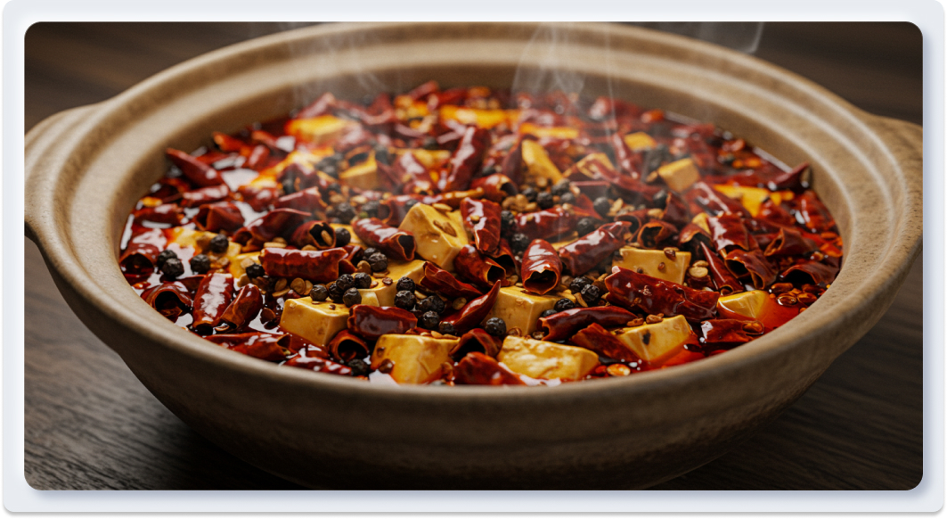 Phân Biệt Ẩm Thực Tứ Xuyên và Quảng Đông: Cay Nồng Hay Thanh Ngọt?