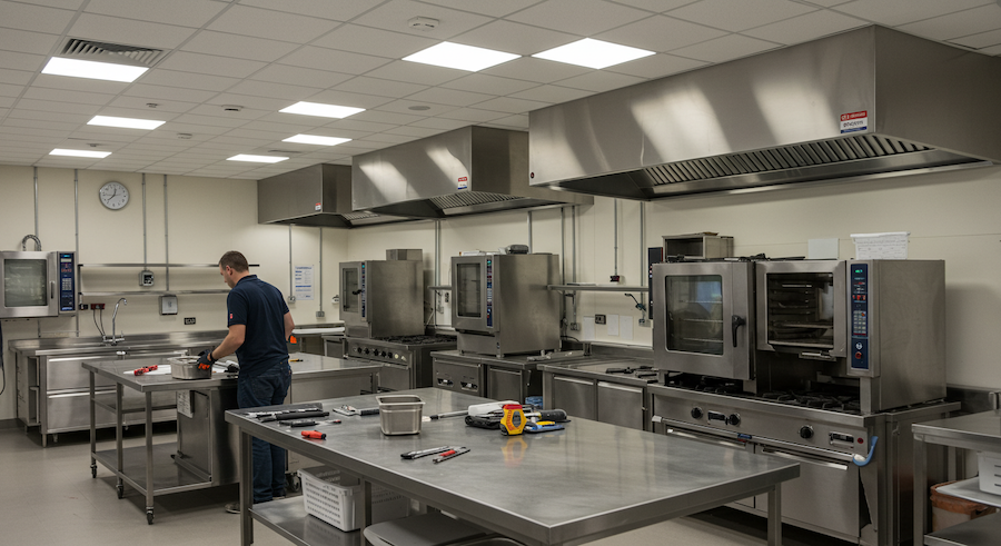 Thiết Kế Bếp Ăn Trường Học: Tiêu Chuẩn Nào Cho An Toàn & Tiết Kiệm?