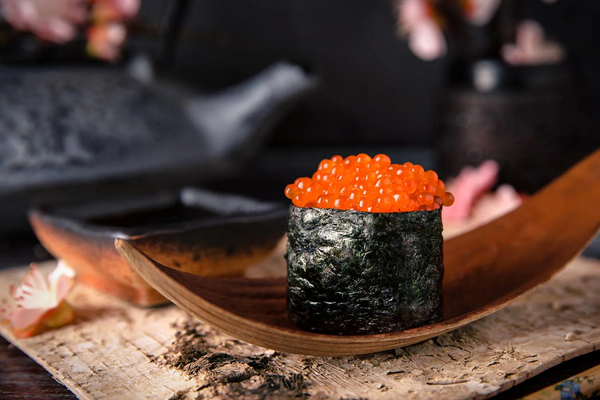 trứng cá làm sushi