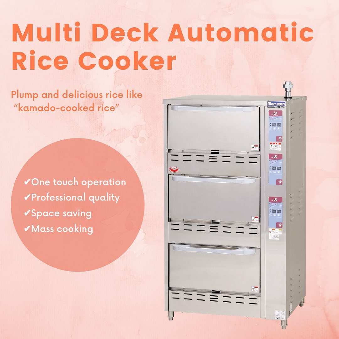 Tủ nấu cơm công nghiệp cho nhà hàng: đa năng, có cảnh báo an toàn