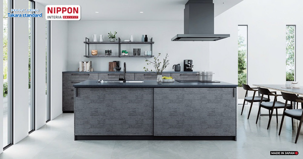 Gợi Ý 10+ Mẫu Tủ Bếp Màu Xám - Sang Trọng Mạnh Mẽ
