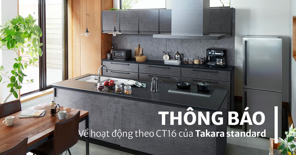 Thông báo về cách thức hoạt động của Takara standard Việt Nam theo CT16