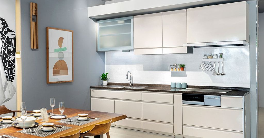 Tủ bếp chữ I - lựa chọn lý tưởng cho các căn bếp có diện tích khiêm tốn