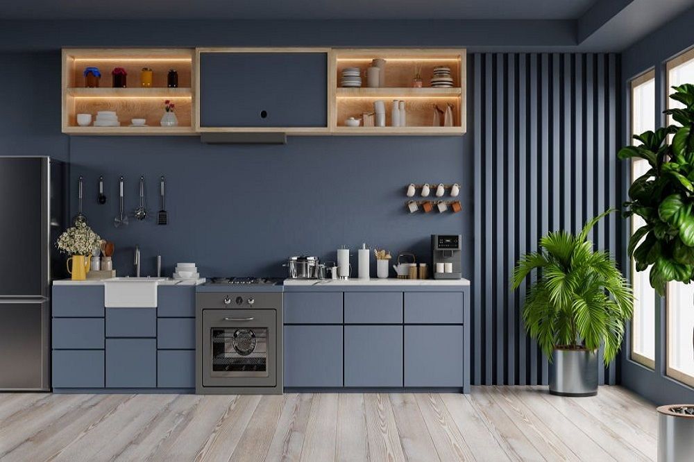 Thiết kế tủ bếp đẹp cho căn hộ chung cư