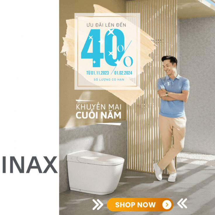 CHƯƠNG TRÌNH KHUYẾN MÃI INAX CUỐI NĂM 2023