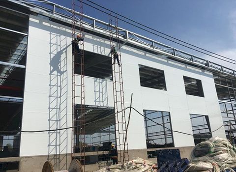 THI CÔNG TƯỜNG PANEL CHO NHÀ XƯỞNG
