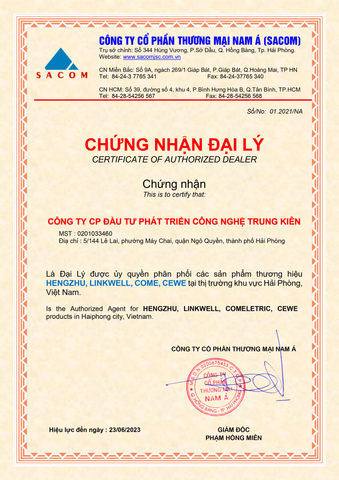 Agent Notice Trung Kien Technology Development Investment Joint Stock Company