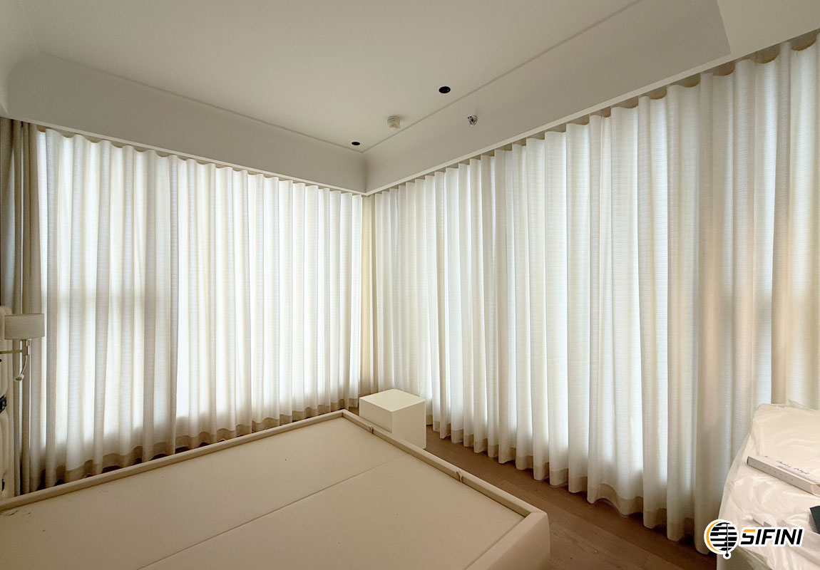 Rèm vải động cơ