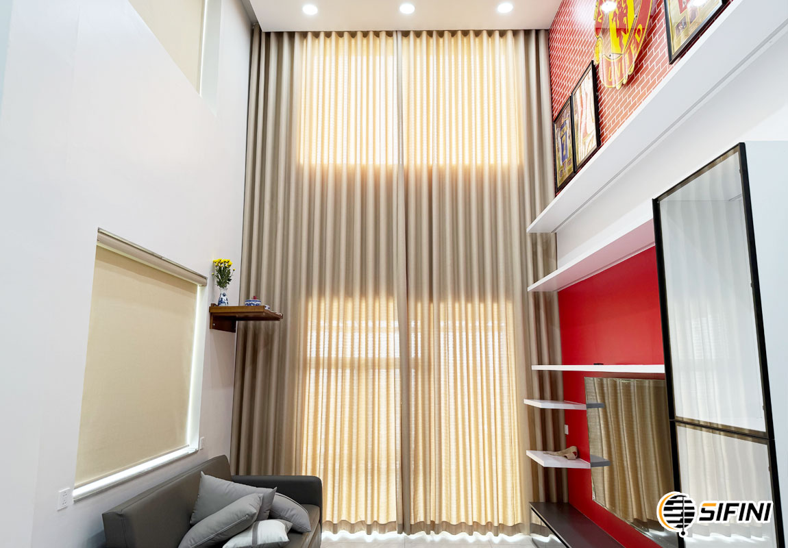 Rèm vải thông tầng động cơ