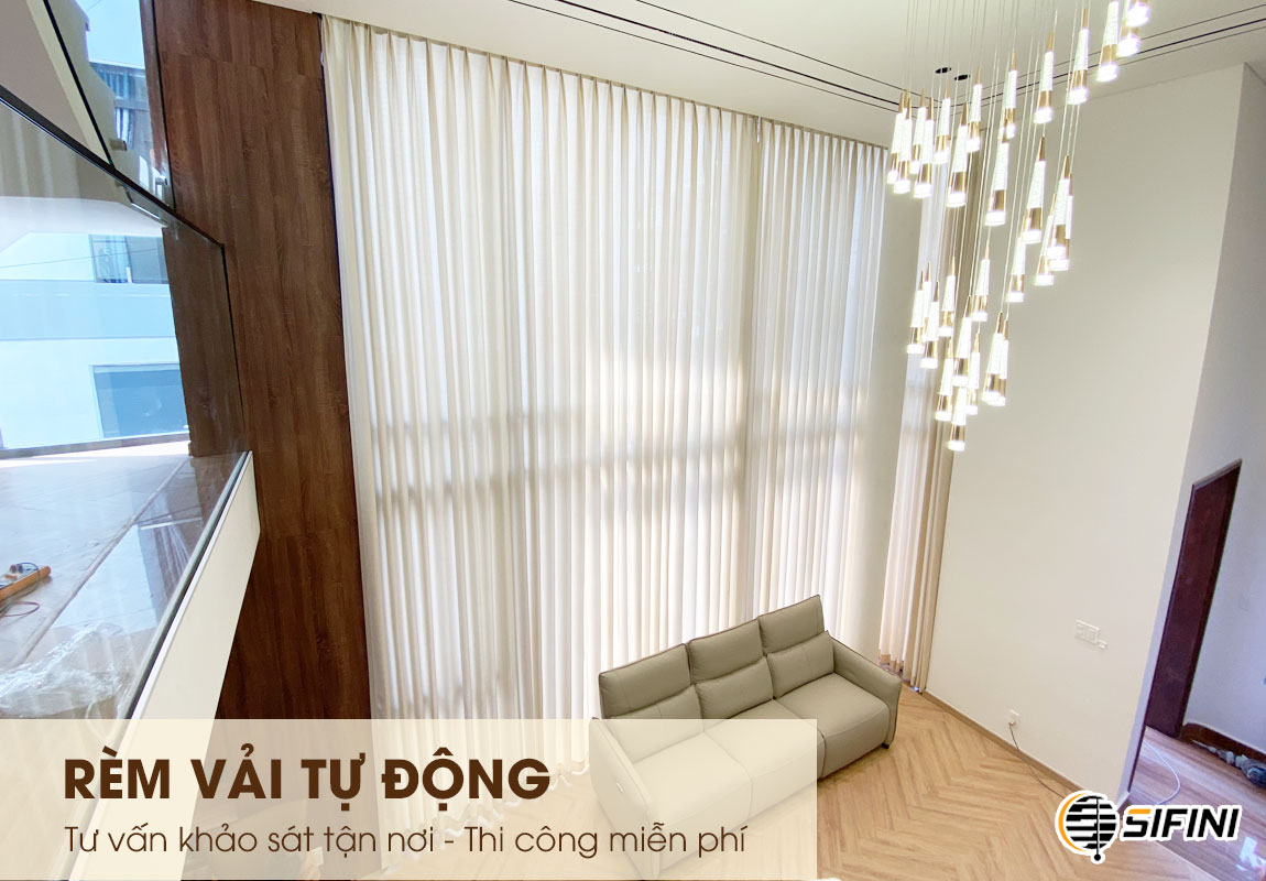 Rèm vải động cơ