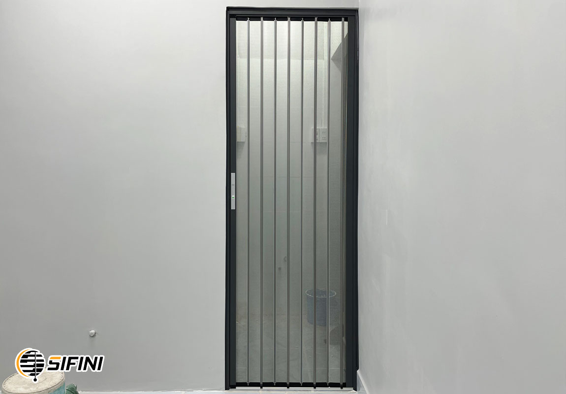 Cửa xếp lá nhôm lưới