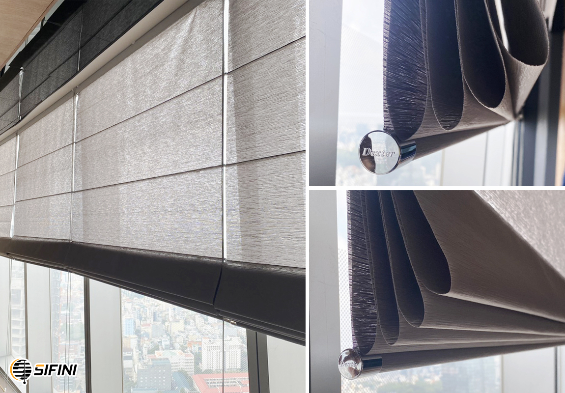 Chi tiết rèm Roman