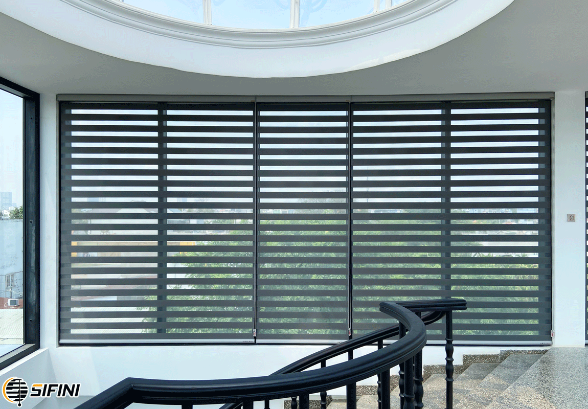 Rèm cầu vồng cho vách kính