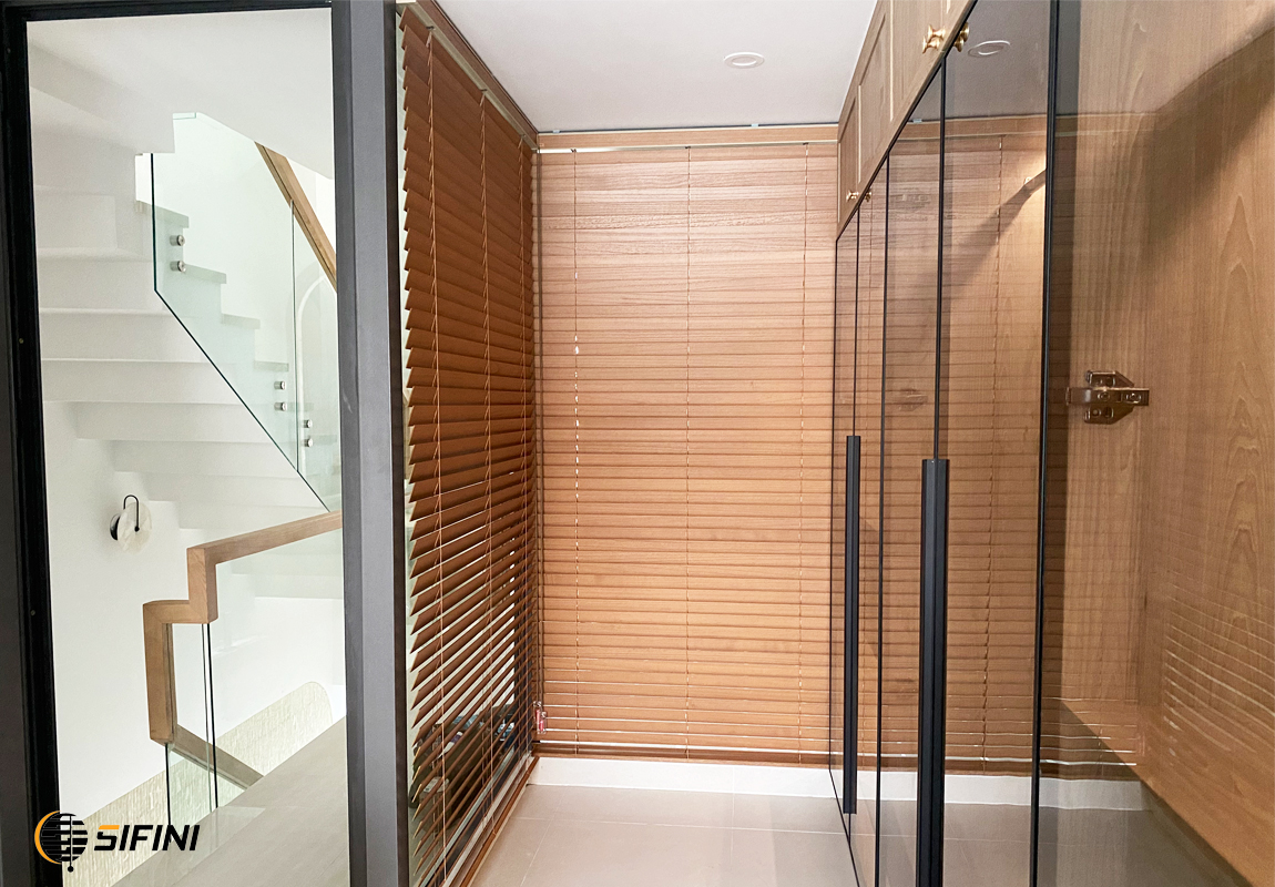 Rèm sáo gỗ vân tự nhiên