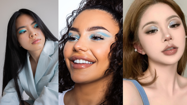 Trào lưu Makeup xanh dương gây sốt trên mạng