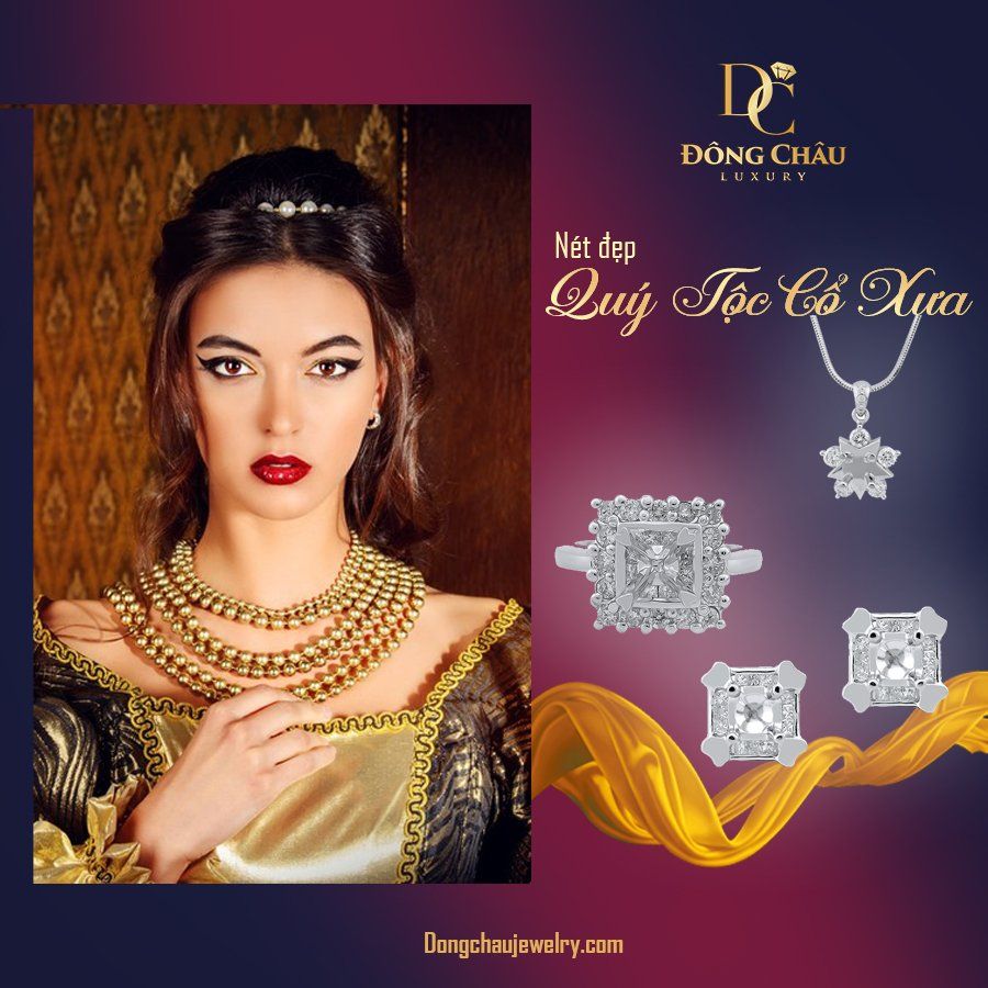 Trang sức kim cương là vẻ đẹp quý tộc, sang trọng, cổ kính từng chỉ dành cho