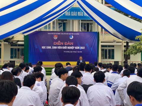 Diễn đàn học sinh, sinh viên khởi nghiệp năm 2022 tại tỉnh Cao Bằng