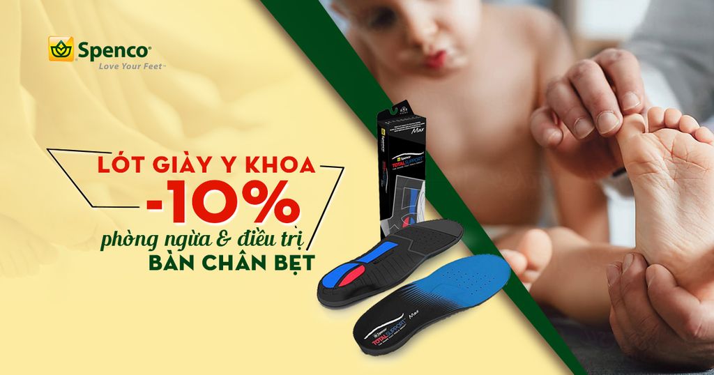 Giảm 10% đối với Lót giày Bàn Chân Bẹt thứ 2 cho Trẻ em dưới 15 tuổi