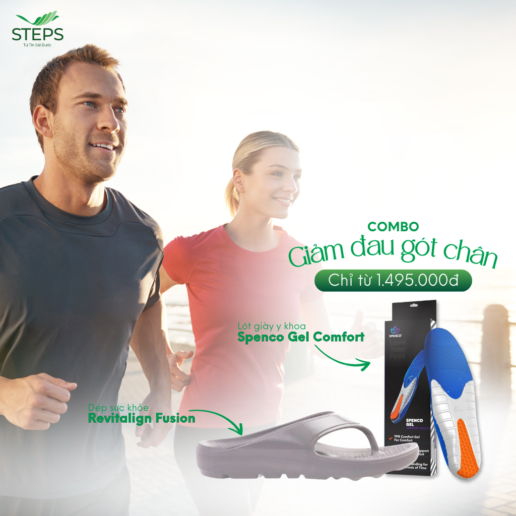 Sỡ hữu ngay COMBO GIẢM ĐAU GÓT CHÂN chỉ từ 1.495.000đ