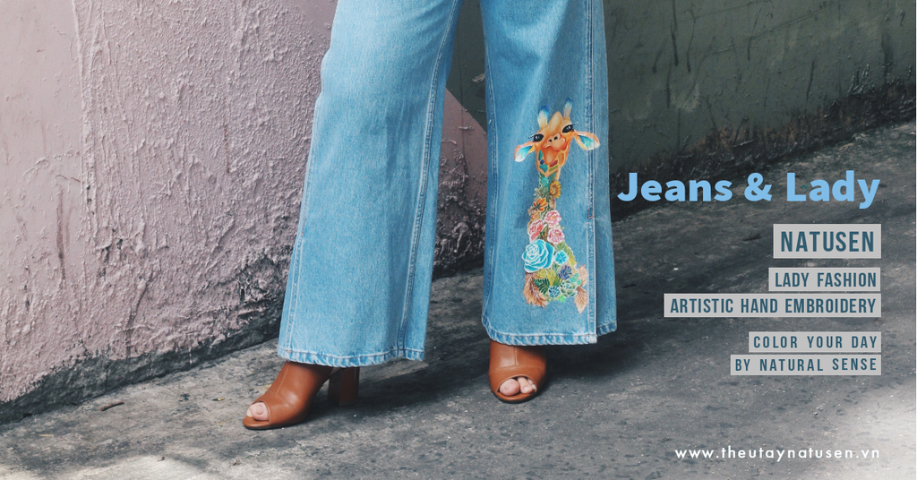 Jeans vẽ thủ công - Custom Painting Jeans