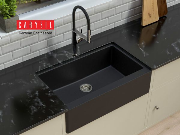 Mẫu Chậu Đá Granite Apron Carysil - Phong Cách Farmhouse - Apron Sink