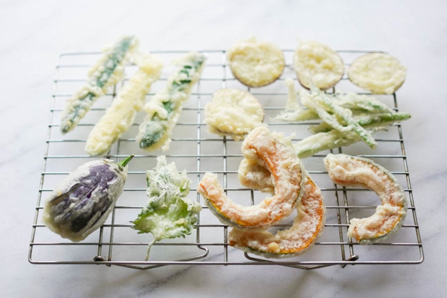 tempura rau củ