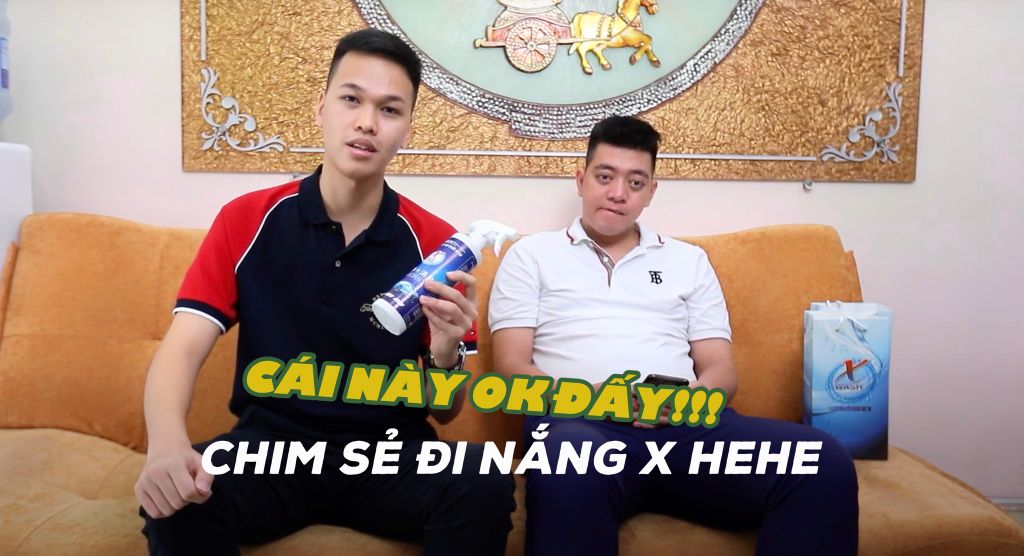 CHIM SẺ ĐI NẮNG Ft. HEHE GAMING - TRẢI NGHIỆM TRỰC TIẾP SẢN PHẨM VỆ SINH XWASH FOR CAR