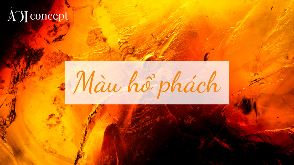 Màu hổ phách là gì? Sắc vàng cam cổ điển trong thiết kế và thời trang
