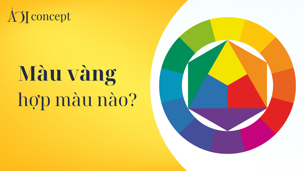 Màu vàng hợp với màu nào? Phối đồ, phối nội thất, bảng màu đẹp