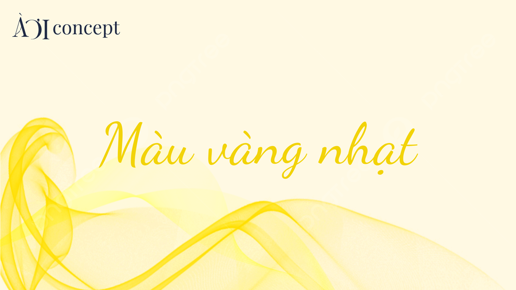 Màu vàng nhạt: Ý nghĩa, phối màu và ứng dụng nội thất – thời trang