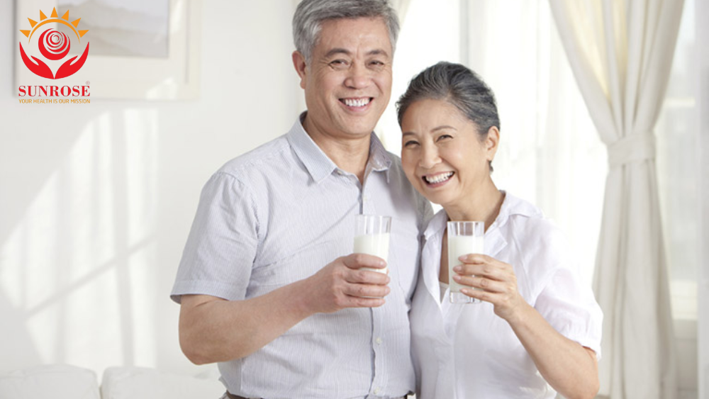 sữa tốt cho xương khớp người trung niên