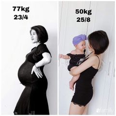 Mẹ 9x chia sẻ cách ăn uống để giảm 27kg sau 3 tháng sinh, gợi ý sẵn thực đơn chị em chỉ việc làm theo là thành công mĩ mãn