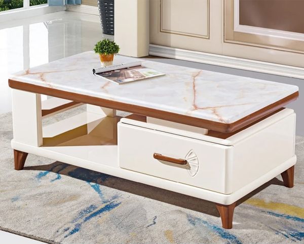 Thay đổi nội thất phòng khách tiện nghi và sang trọng 3 Bàn trà nhập khẩu cao cấp