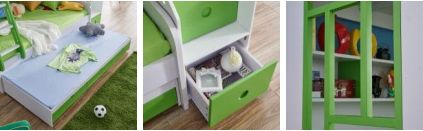 Bộ giường tầng trẻ em nhập khẩu GR209 7 Bộ giường tầng trẻ em nhập khẩu GR209