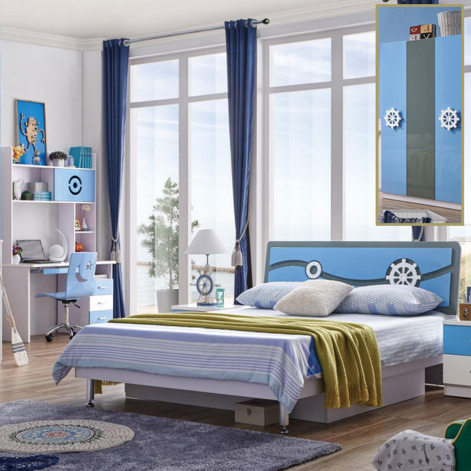 Bộ giường tủ trẻ em nhập khẩu GR 119 9 Bộ Giường Tủ Trẻ Em Nhập Khẩu GR-119