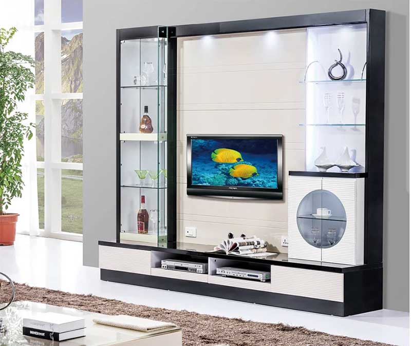 Kinh nghiệm chọn mua kệ tivi cho phòng khách nhỏ 2 kệ tivi phòng khách