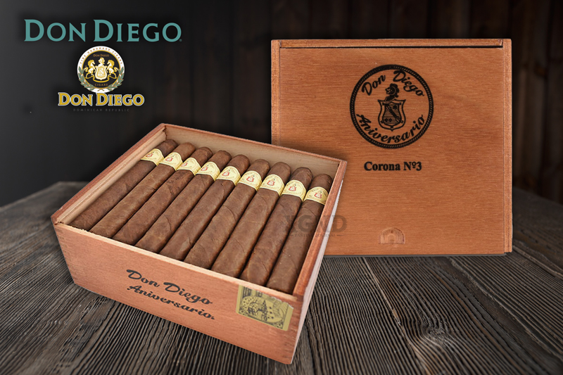 Cigar Don Diego Aniversario Corona No 3 - Xì Gà Dominica Chính Hãng