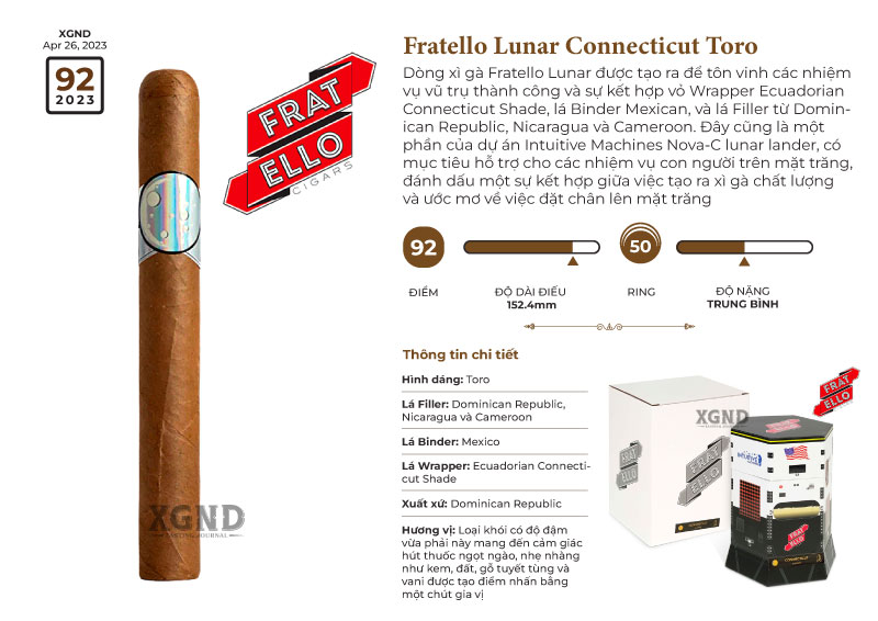 Cigar Fratello Lunar Connecticut Toro