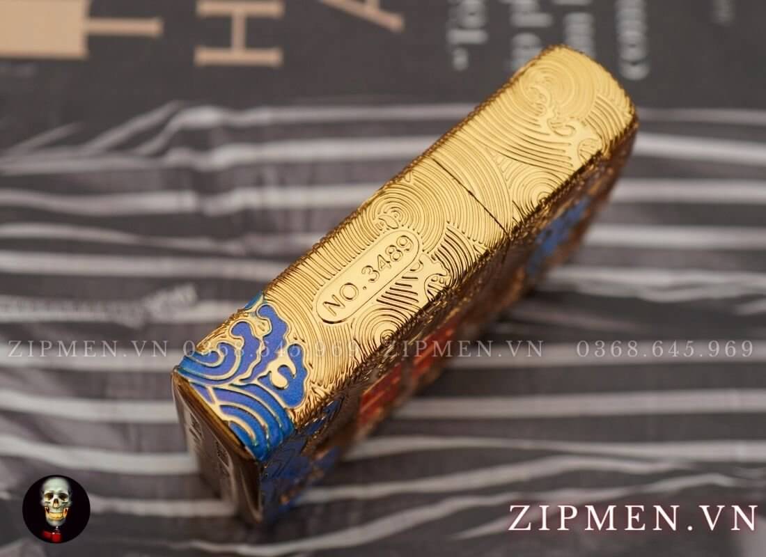Bật lửa zorro cá chép nguyệt thực vang mỹ kí cao cấp | Zorro chính hãng