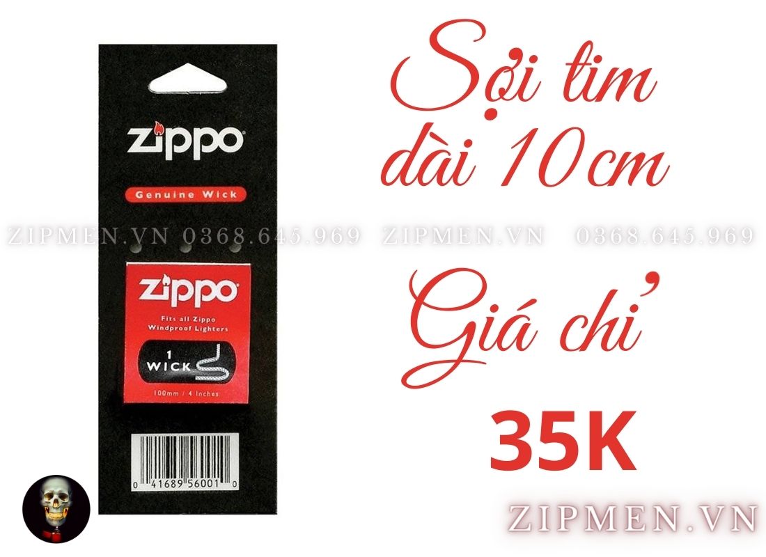 Combo kem đánh bóng zippo Metal Polish bông zippo tim zippo