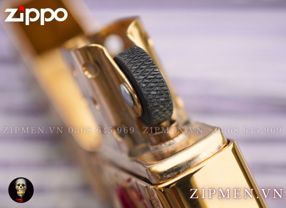 Zippo armor mèo thần tài cao cấp